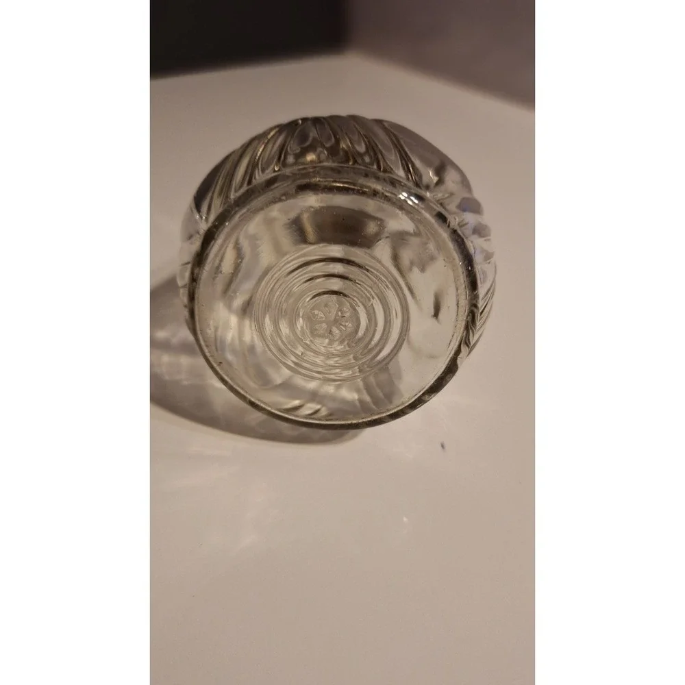 vintage cheese or nut graterdispenser Glass jar with metal grinder top